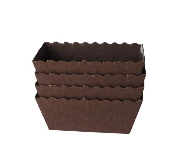 Mini Kraft Loaf Pans - Brown