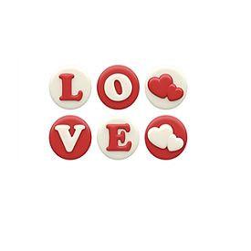 Love Oreo Cookie Mold-Make your own chocolate covered Oreos with the 6 Cavity Love Cookie Mold.