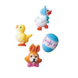 Easter Mini Assorted Sugar Dec-ons add just the right touch to your Easter and Spring baked treats.